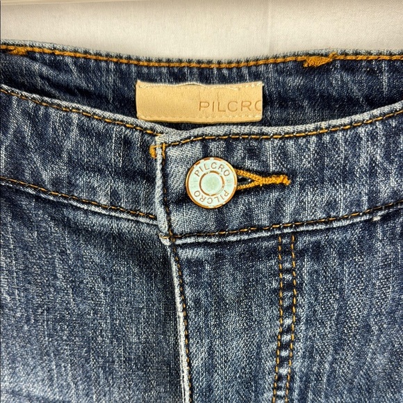 Anthropologie Pilcro Casual Elastic Wide Leg High Rise Relaxed Jeans Size 29 - Picture 8 of 13